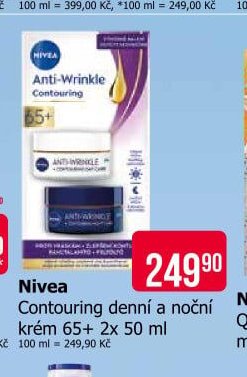 Nivea Contouring denní a noční krém 65+ 2x 50 ml