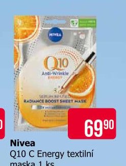 Nivea Q10 C Energy textilní maska 1 ks