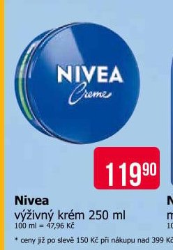 Nivea výživný krém 250 ml