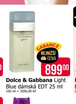 Dolce & Gabbana Light Blue dámská EDT 25 ml