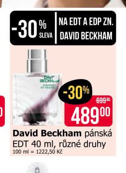 David Beckham pánská EDT 40 ml