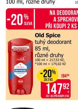 Old Spice tuhý deodorant 85 ml