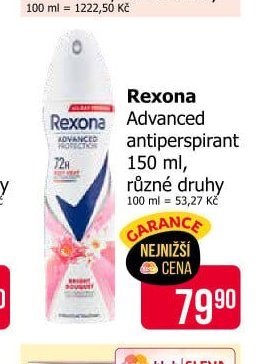 Rexona Advanced antiperspirant 150 ml