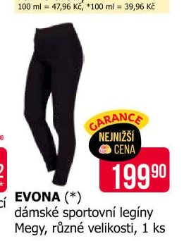 EVONA dámské sportovní legíny