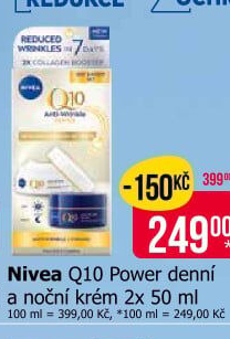 Balení krém denní a noční proti vráskám Q10 Power Nivea