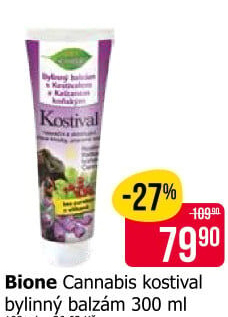 Balzám bylinný Kostival Bione Cosmetics