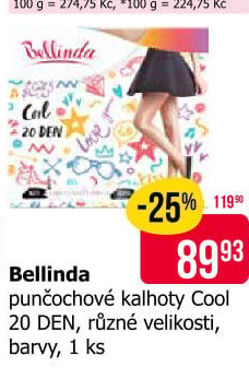 Dámské silonové punčocháče Cool Bellinda