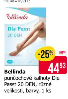 Dámské silonové punčocháče Die Passt Bellinda