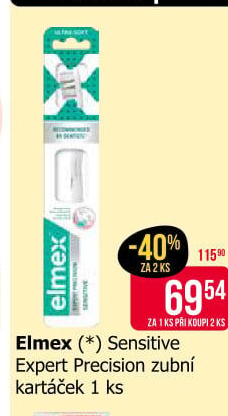 Kartáček na zuby Sensitive Expert Precision Elmex