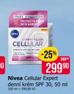 Krém pleťový OF 30 Cellular Expert Filler Nivea