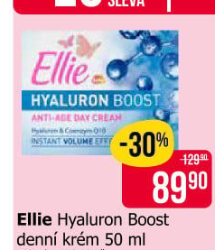 Krém pleťový omlazující Hyaluron Boost Ellie
