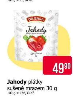 Mrazem sušené jahody Dr.Ensa