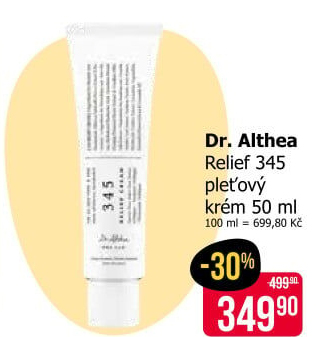 Pleťový krém 345 Relief Dr. Althea