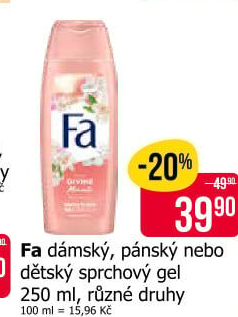 Sprchový gel Fa