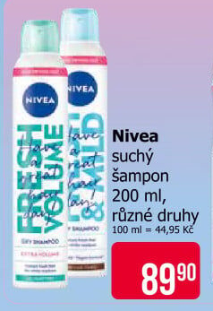Suchý šampon Nivea