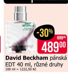 Toaletní voda David Beckham
