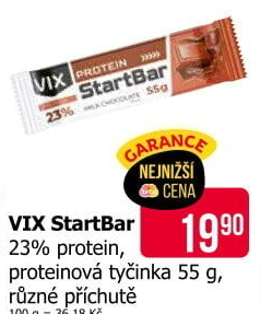 Tyčinka proteinová Start Bar Vix