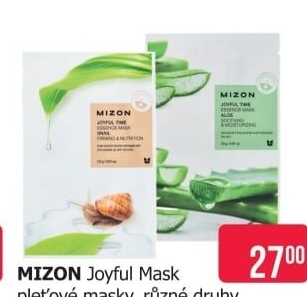 Maska pleťová Mizon