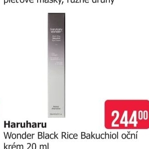 Oční krém Wonder Black Rice Bakuchiol Haruharu
