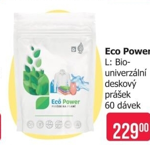 Prací prášek deskový Eco Power