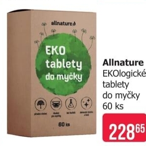 Tablety do myčky Allnature