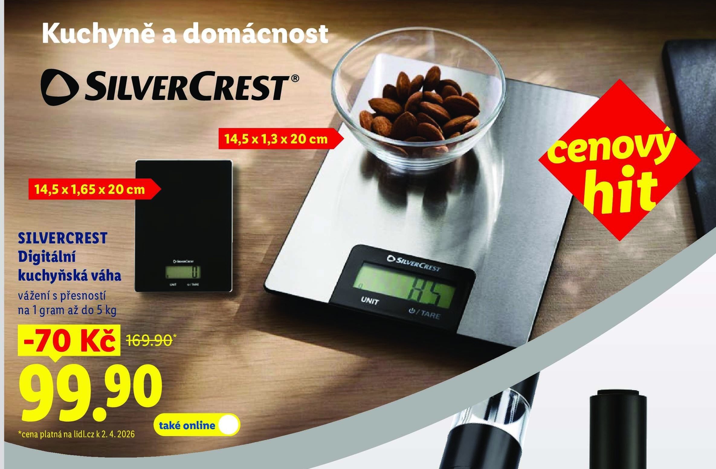 SILVERCREST Digitální kuchyňská váha