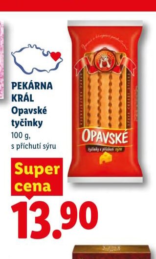 PEKÁRNA KRÁL Opavské tyčinky
