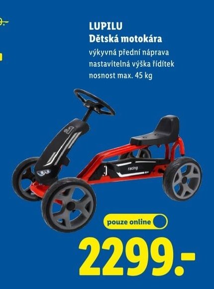 LUPILU Dětská motokára - Lidl akcniletaky.com