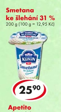 Smetana ke šlehání 31 %
