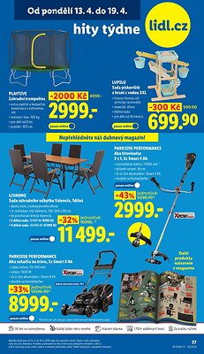 akční leták Lidl 13.4.2026-19.4.2026
