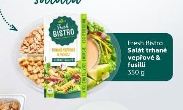 Fresh Bistro Salát trhané vepřové & fusilli