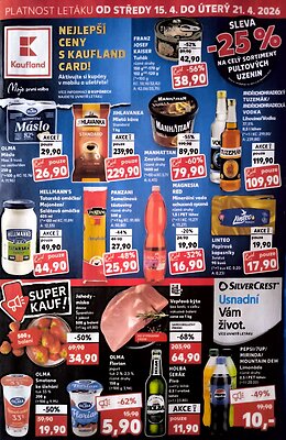 akční leták Kaufland 15.4.2026-21.4.2026