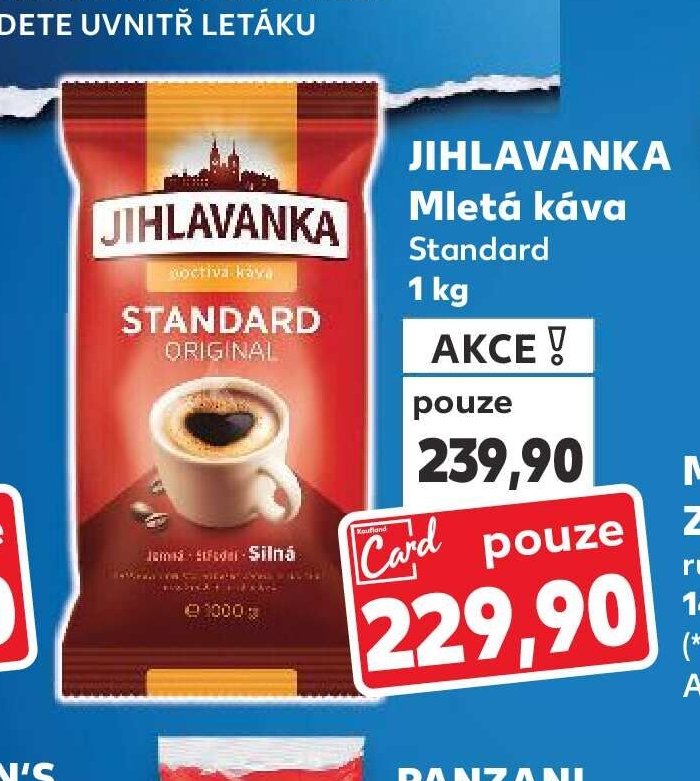 Jihlavanka Mletá káva