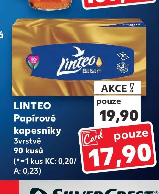 Linteo Papírové kapesníky