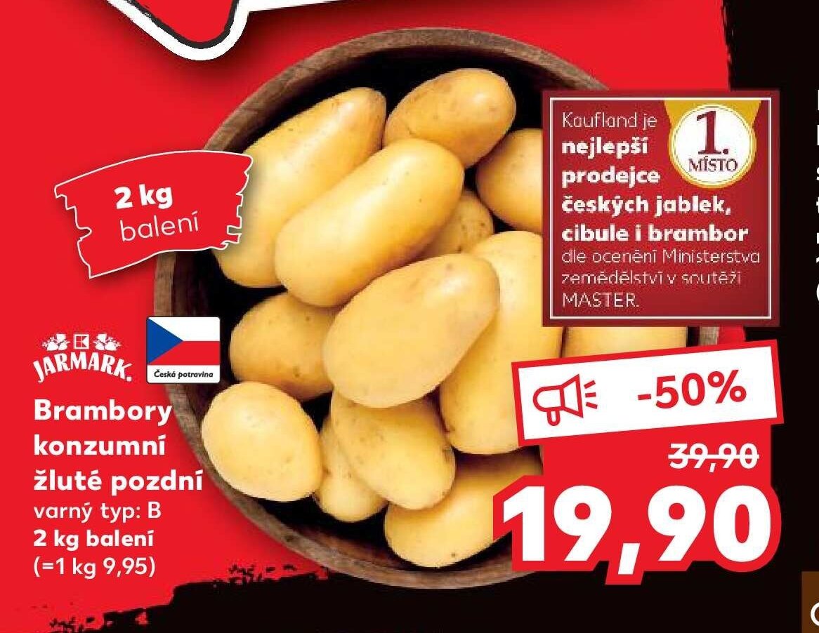 Brambory konzumní