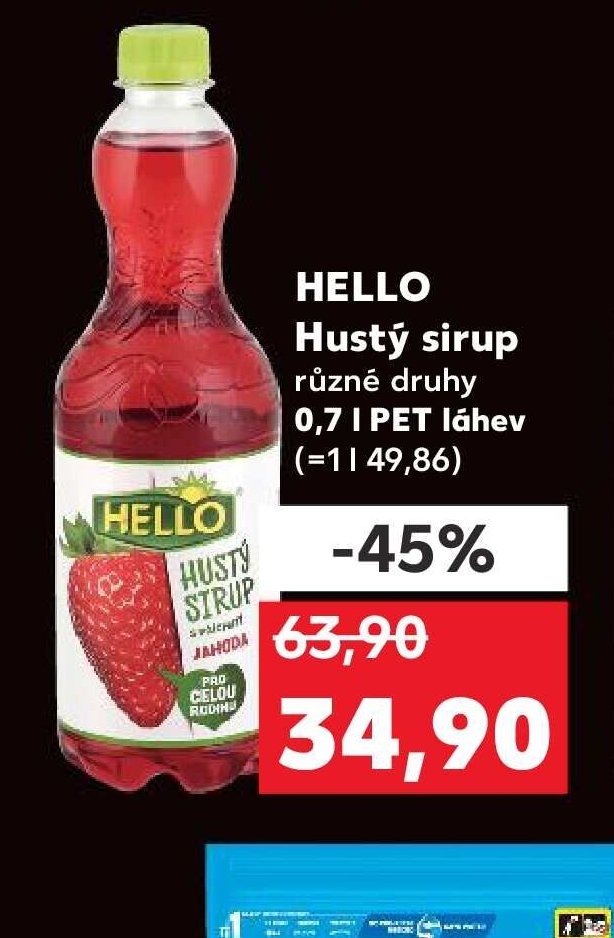 HELLO Hustý sirup