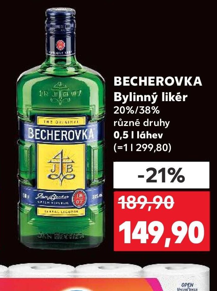 BECHEROVKA Bylinný likér
