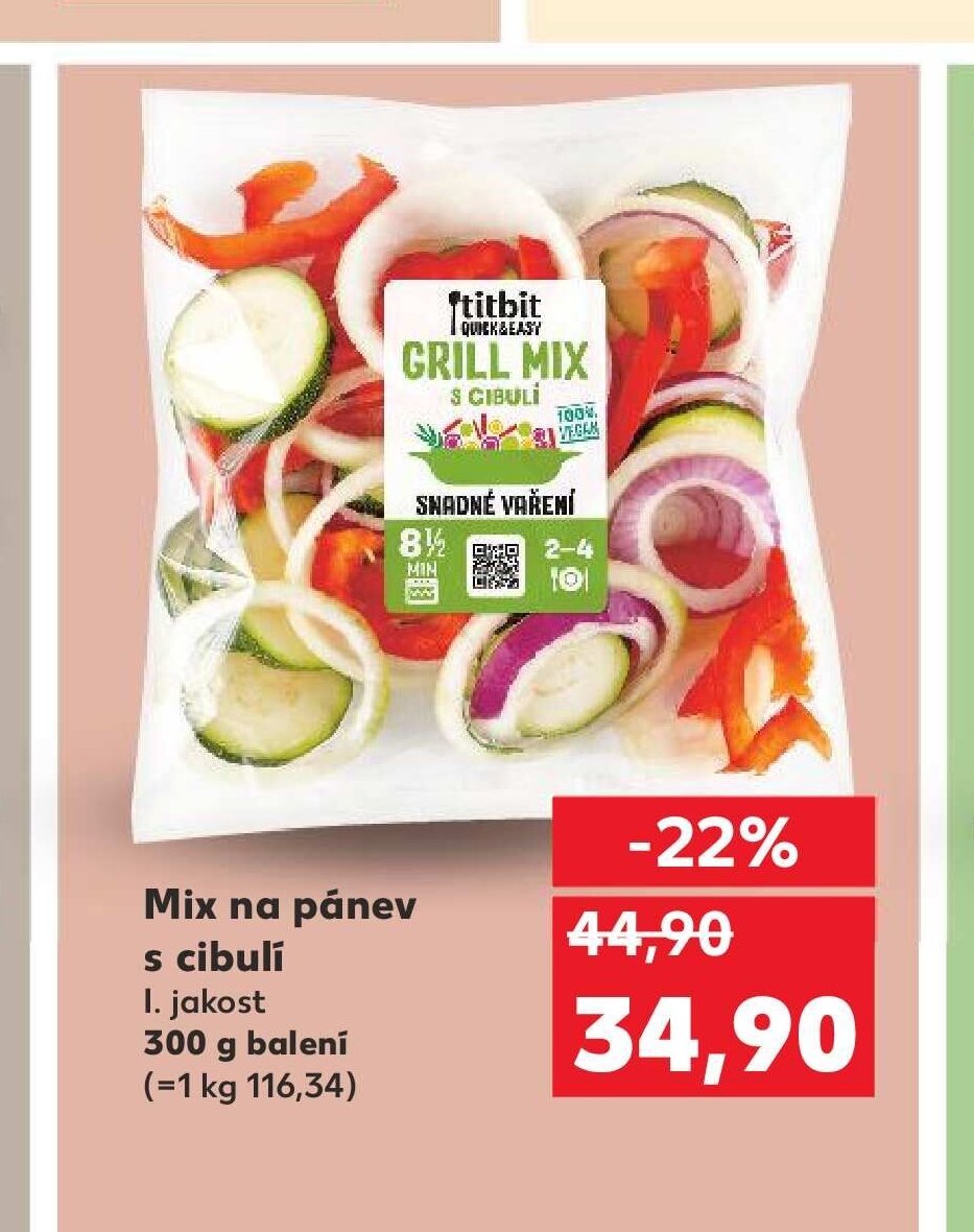 Mix na pánev s cibulí
