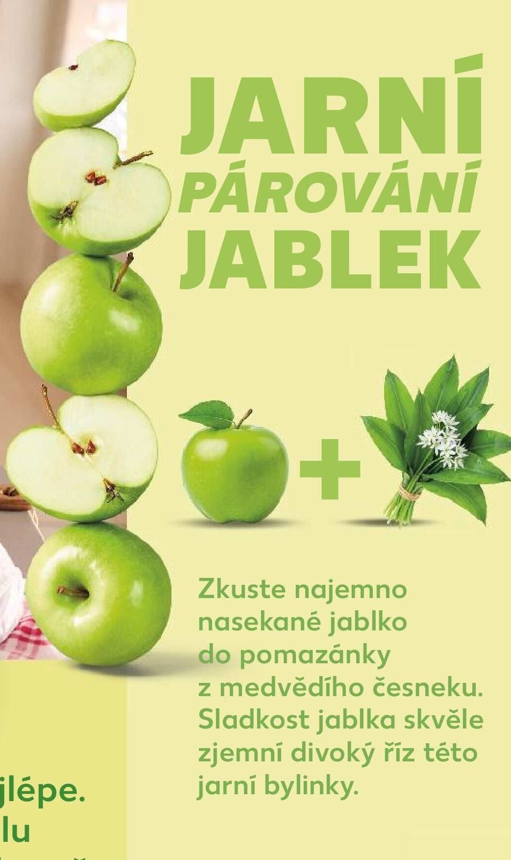 Jablko s medvědím česnekem
