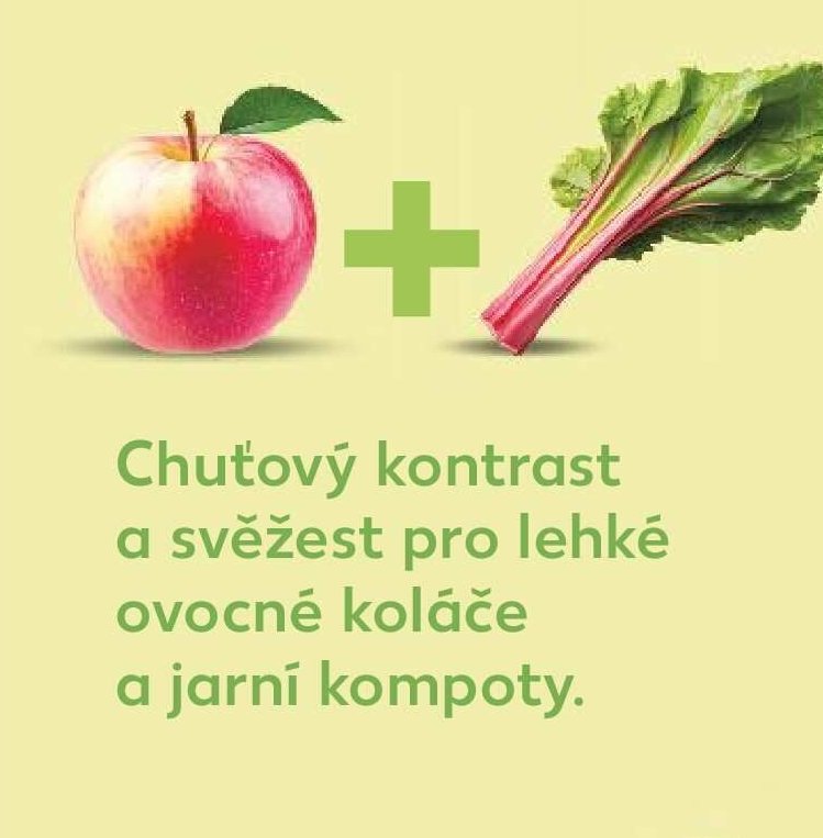 Jablko s rebarborou