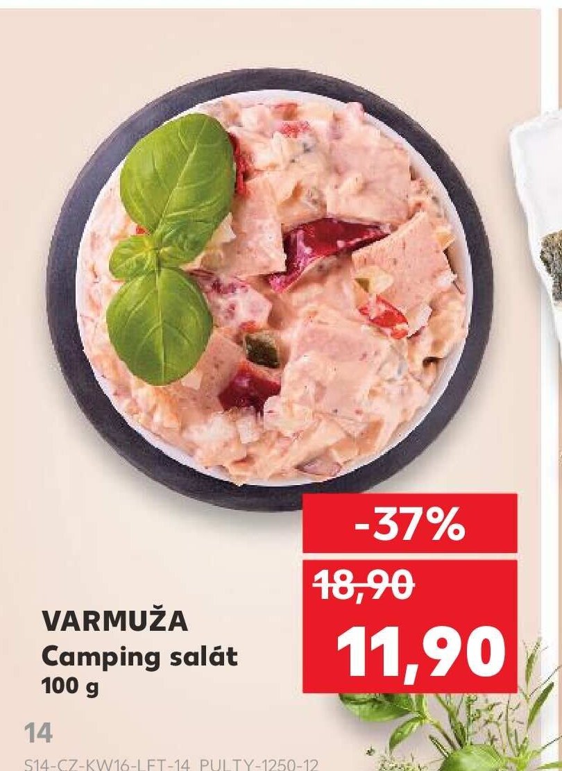 VARMUŽA Camping salát