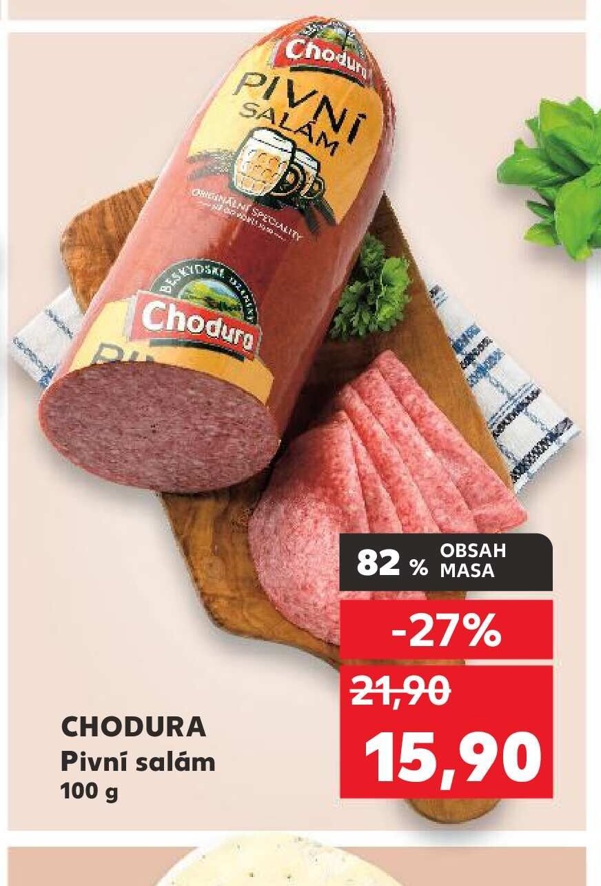 CHODURA Pivní salám