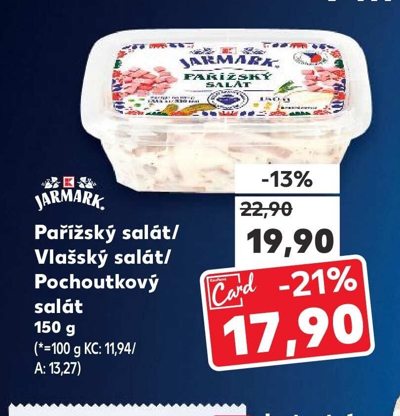 Jarmark Pařížský salát / Vlašský salát / Pochoutkový salát
