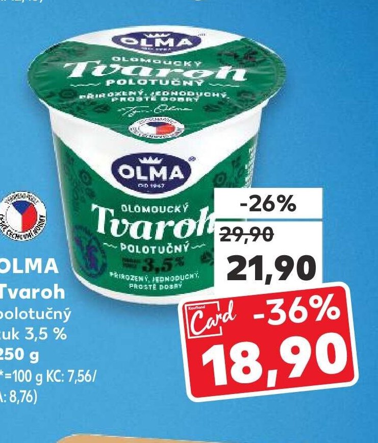 Olma Tvaroh polotučný