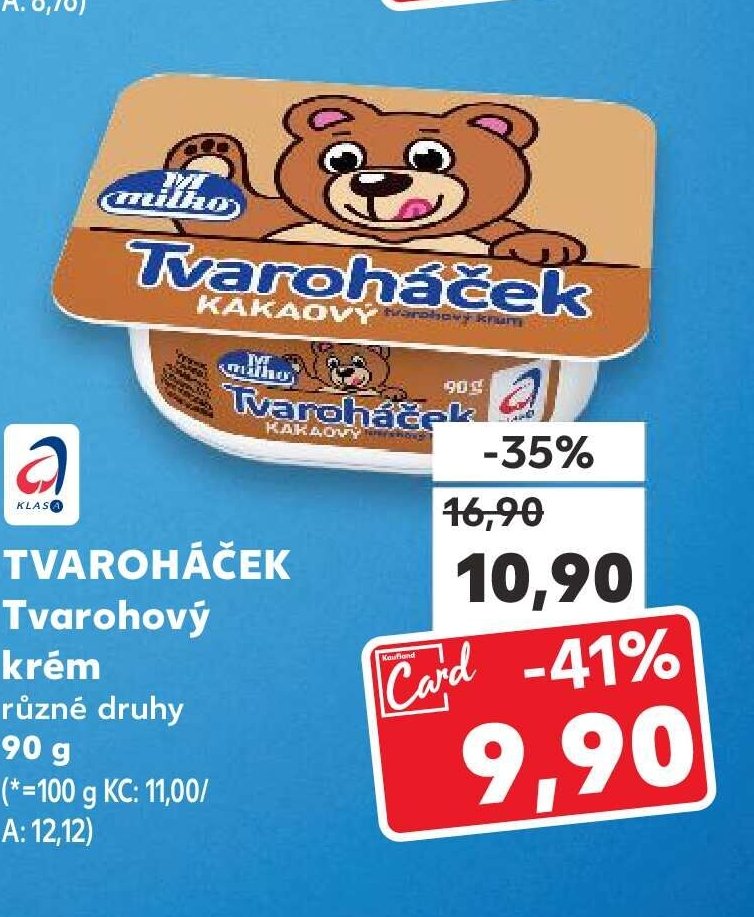 Tvaroháček Tvarohový krém