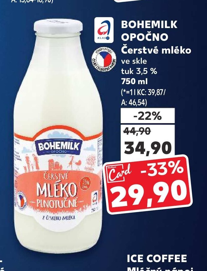 Bohemilk Opočno Čerstvé mléko