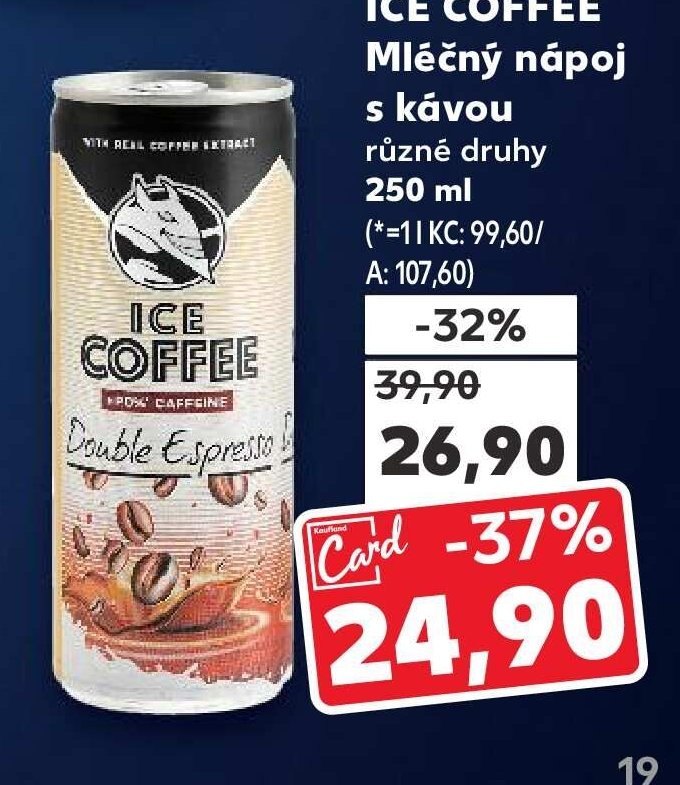 Ice Coffee mléčný nápoj