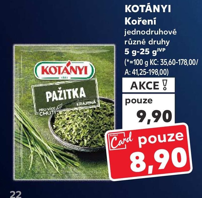 KOTÁNYI Koření
