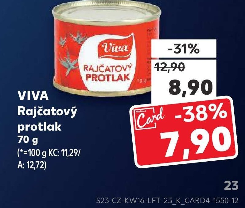 VIVA Rajčatový protlak