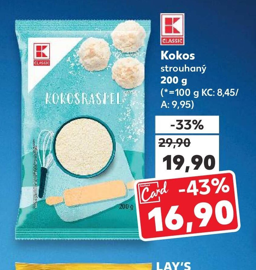 Kokos strouhaný